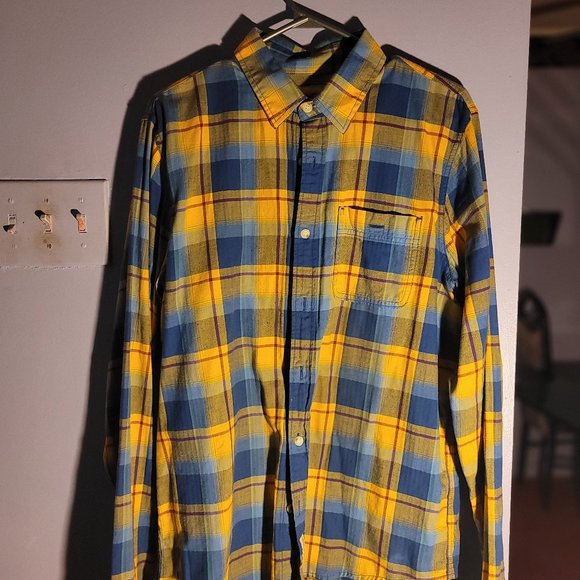 Hollister Adult Flannel Shirt Checkered Size L - Picture 1 of 3